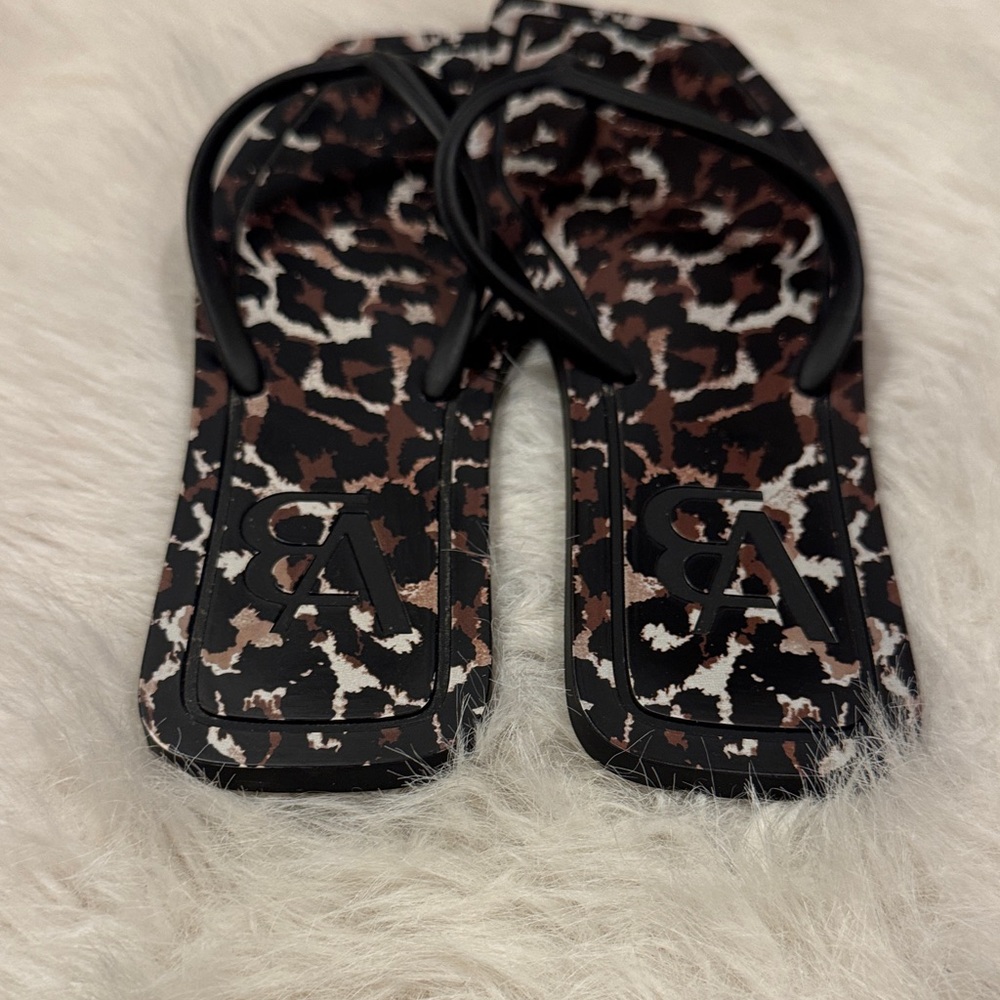 Veronica Beard Leopard-Print Square-Toe Flip Flop… - image 4